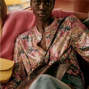 NWT Sezane Nicolette Blouse